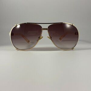 Dior Women's Chicago 2 Aviator Sunglasses - Pearl color and White